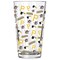 The Memory Company 5.75" Clear and Yellow MLB Pittsburgh Pirates Logo Printed Pint Glass